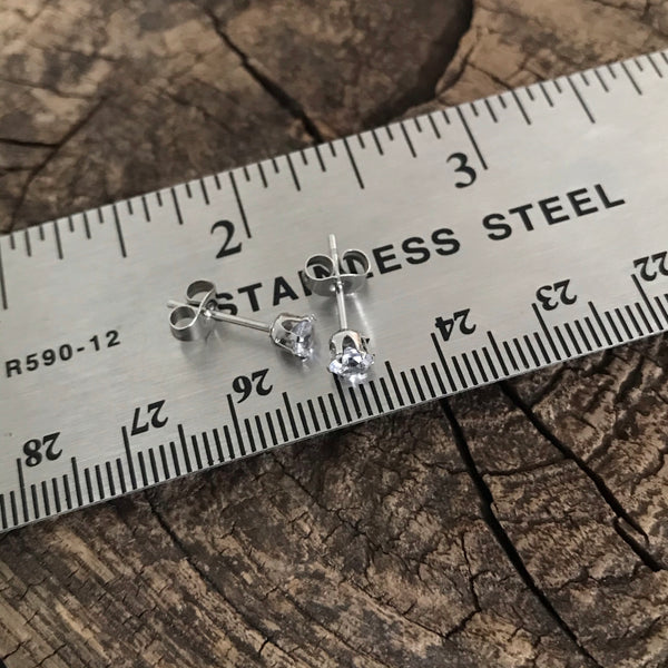 4mm Crystal Studs