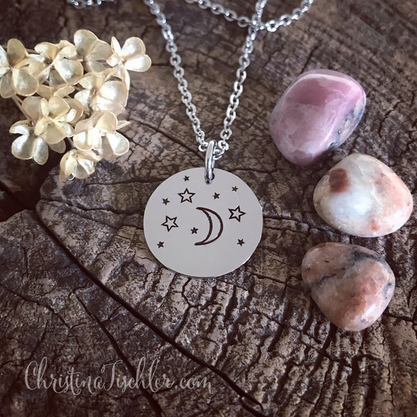 Moon & Stars Necklace