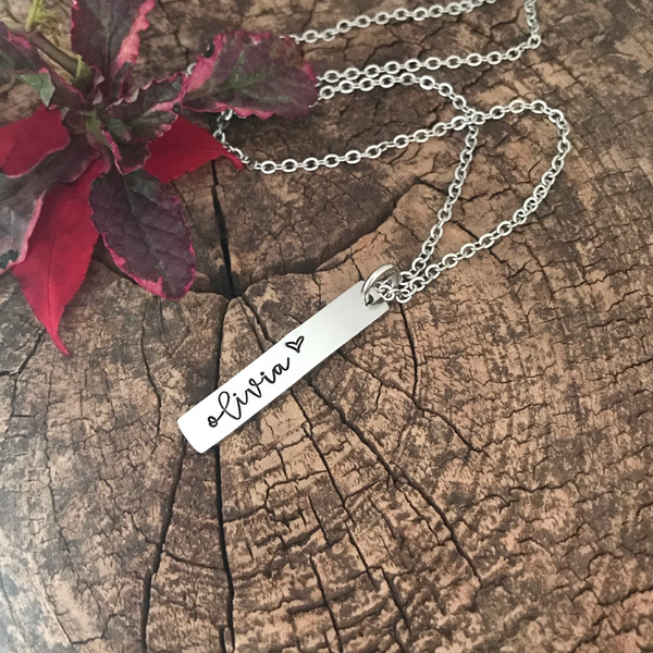 Long Bar Necklace