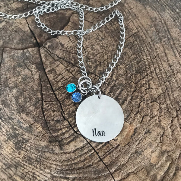 Hand-stamped Stainless Steel Necklace